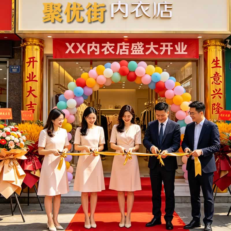 聚优街门店开业实况