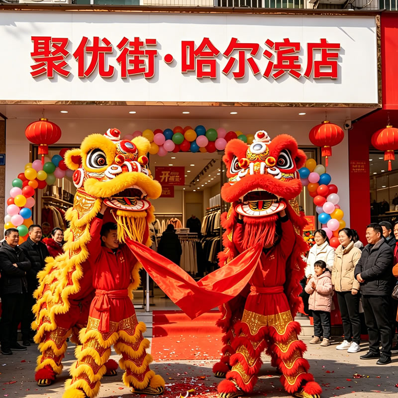 聚优街门店开业实况